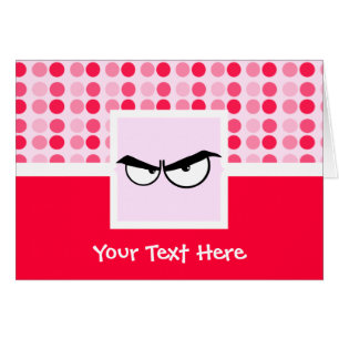 Yeux fâchés mignons