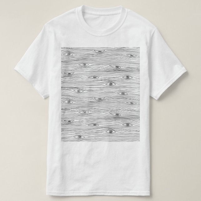 Yeux T-shirt Abstraite ligne d'art (Design devant)