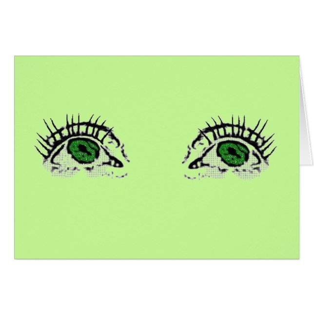 Yeux verts (Devant horizontal)