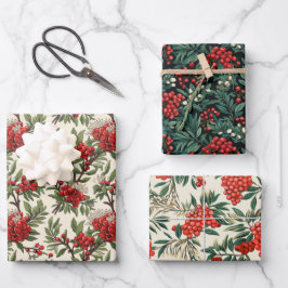 Yew Berry Geschenkpapier Set