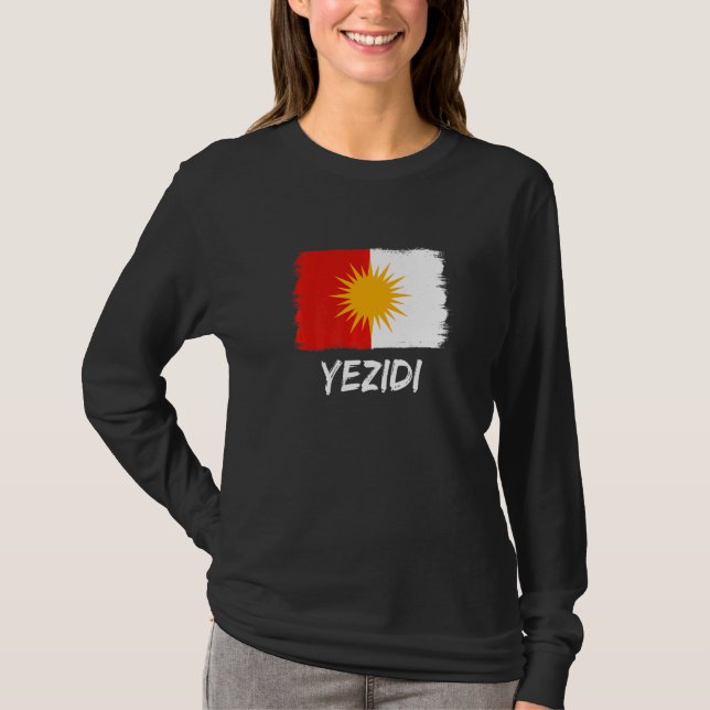 Yezidi Flag Ezidi T-Shirt (Vorderseite)