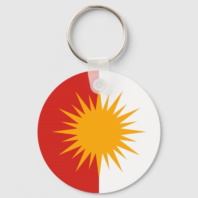 Yezidi Flag Schlüsselanhänger (Vorderseite)