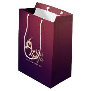 YGA Meditation Pilates Fitness Instructor Mittlere Geschenktüte