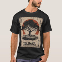 YGDRASIL Norse World Tree Poster | Retro