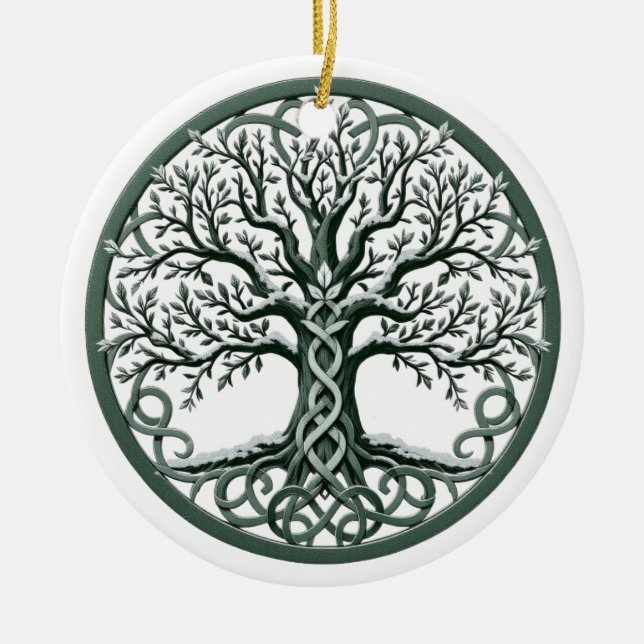 Yggdrasil Celtic Tree of Life Ornament (Vorne)