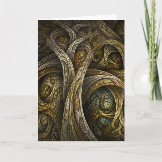 "Yggdrasil" Gruß-Karte Karte (Vorderseite)