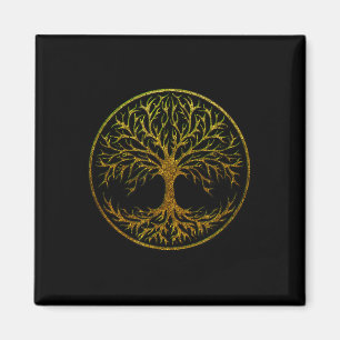 Yggdrasil, keltischer Baum des Lebens, nordische M Magnet