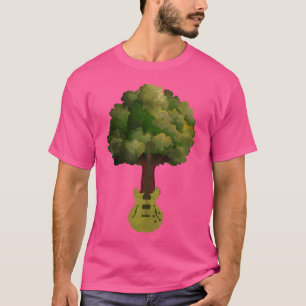 Yggdrasil Nature Musician Tree of Life Acoustic Gu T-Shirt