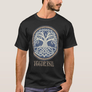 Yggdrasil Nordic Walken Pagan Tree of Life Norse T-Shirt