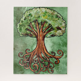 Yggdrasil Tree Norse Mythology Watercolor