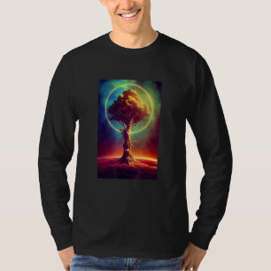 Yggdrasil Weltenbaum des Lebens Wikinger Keltisch T-Shirt