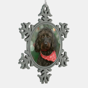 Yhea Schneeflocken Zinn-Ornament