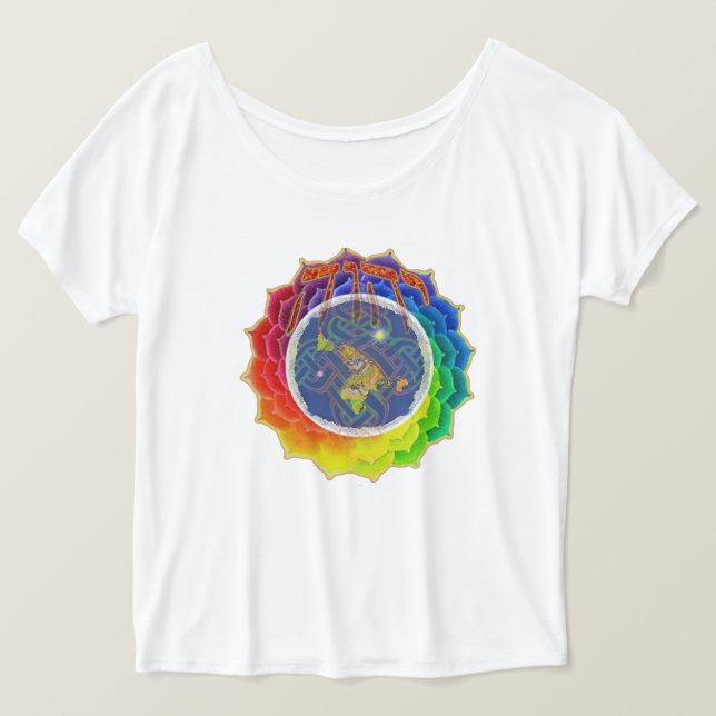YHWH BEDECKT EARTH~Canvas Slouchy T - Shirt (Design vorne)