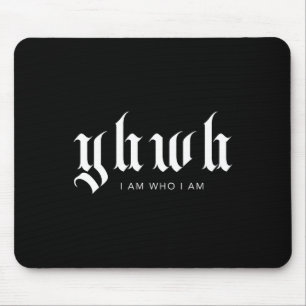 Yhwh Christlich Streetwear Ästhetische Bibel-Schri Mousepad