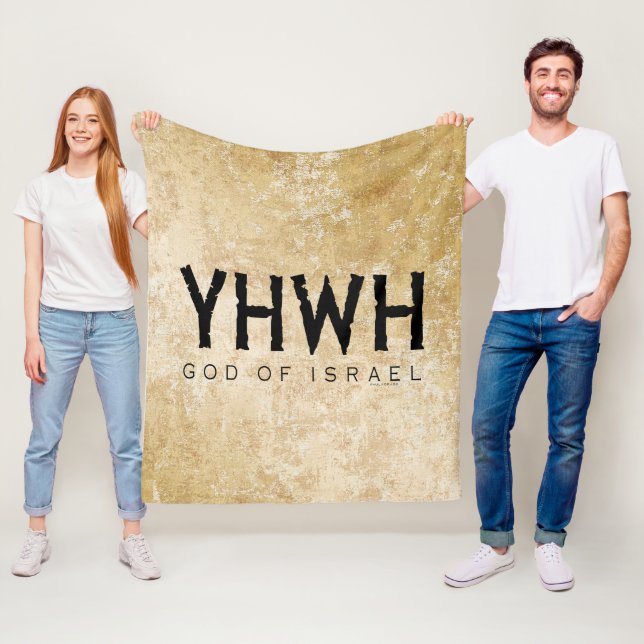 YHWH (Jehovah) Fleecedecke (Beispiel)