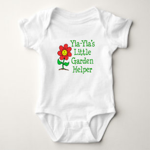 Yia-Yias kleiner Gartenhelfer Baby Strampler