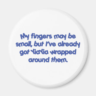 YiaYia's ummantelt (blau) Magnet