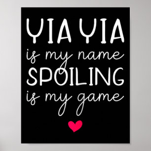 Yiayia ist mein Name Verwöhnen ist mein Spiel Lust Poster