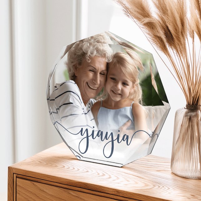 Yiayia | Oma Script Overlay Fotoblock (Von Creator hochgeladen)