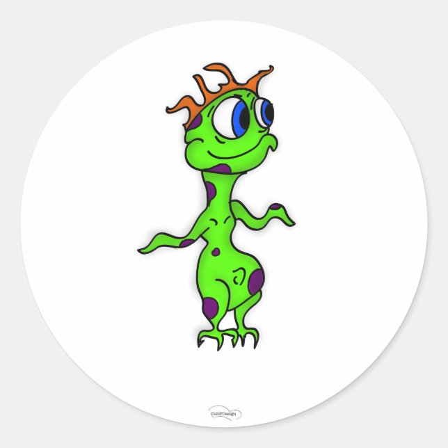 Yib Creature Sticker (Vorderseite)