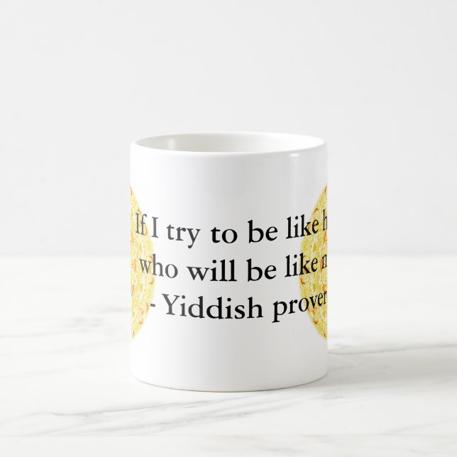 Yiddish Sprichwort Kaffeetasse (Mittel)