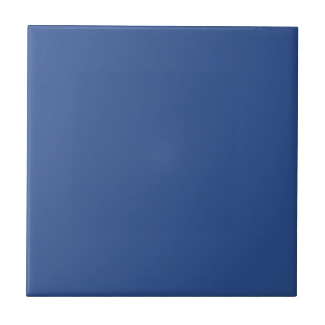 Yimin Blue Solid Color Tile Fliese (Vorderseite)