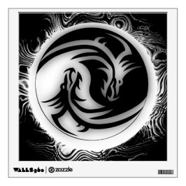 Yin and Yang Asian Dragons