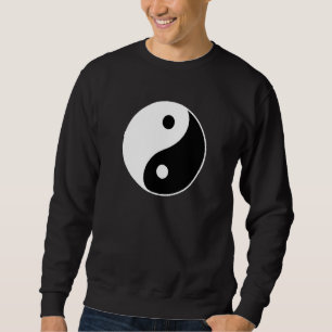Yin and Yang Symbol Peace Liebe Balance Yoga Tai C Sweatshirt