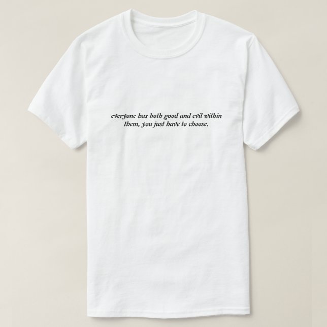  yin and yang t.shirt T-Shirt (Design vorne)