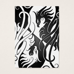Yin blanc et noir Yang Phoenix