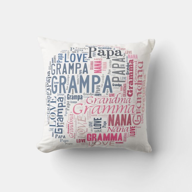 Yin et coussin de grand-maman et de grand-papa de (Recto)