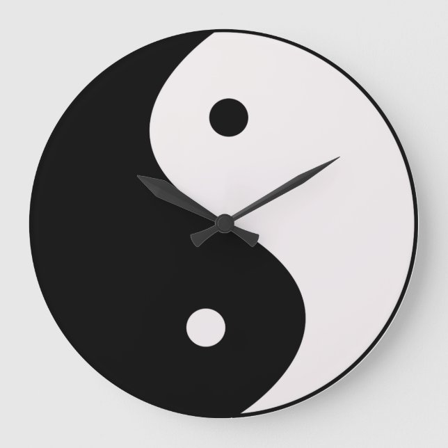 Yin et horloge murale de Yang (Recto)