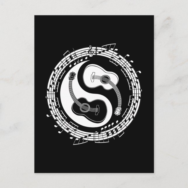 Yin Guit Notation Postkarte (Vorderseite)