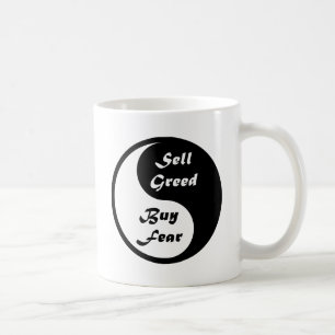 Yin u. Yang: Kaufen Sie Furcht u. verkaufen Sie Kaffeetasse