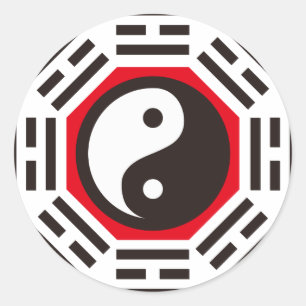 YIN U. YANG RUNDER AUFKLEBER