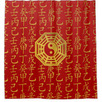 Yin und Yang, bagua und feng shui Hieroglyphen