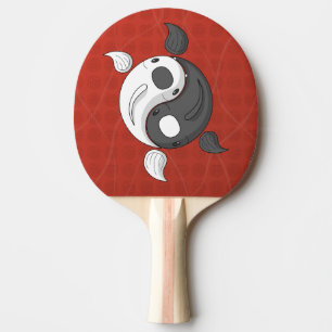 Yin und Yang das Koi Ping Pong Paddel Tischtennis Schläger