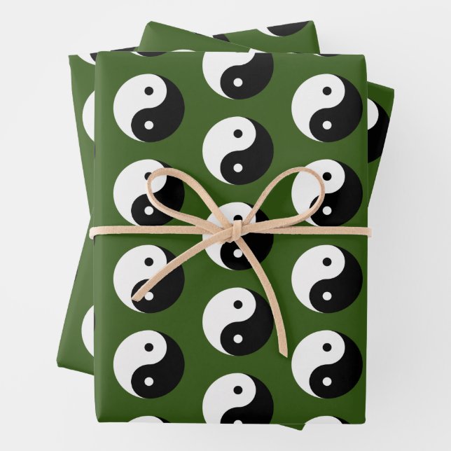 Yin und Yang Geschenkpapier Set (Beispiel)
