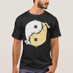 Yin und Yang Katzen am Freizeit T-Shirt
