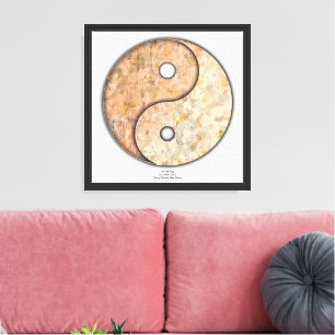Yin und Yang Leinwanddruck
