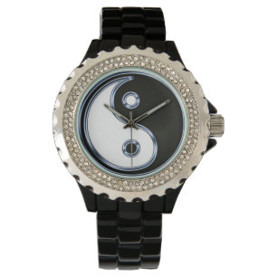 Yin und Yang Medallion Armbanduhr