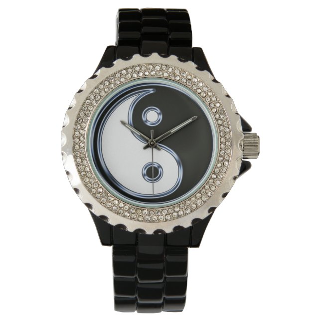 Yin und Yang Medallion Armbanduhr (Vorderseite)