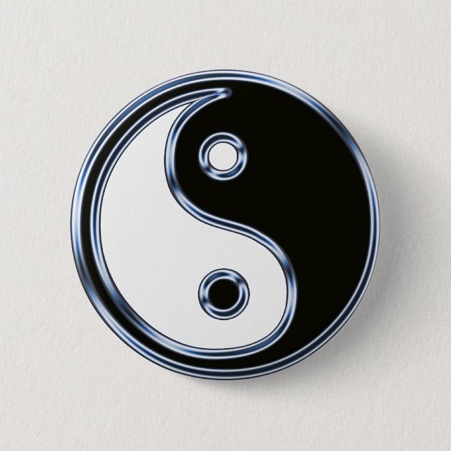 Yin und Yang Medallion Button (Vorderseite)