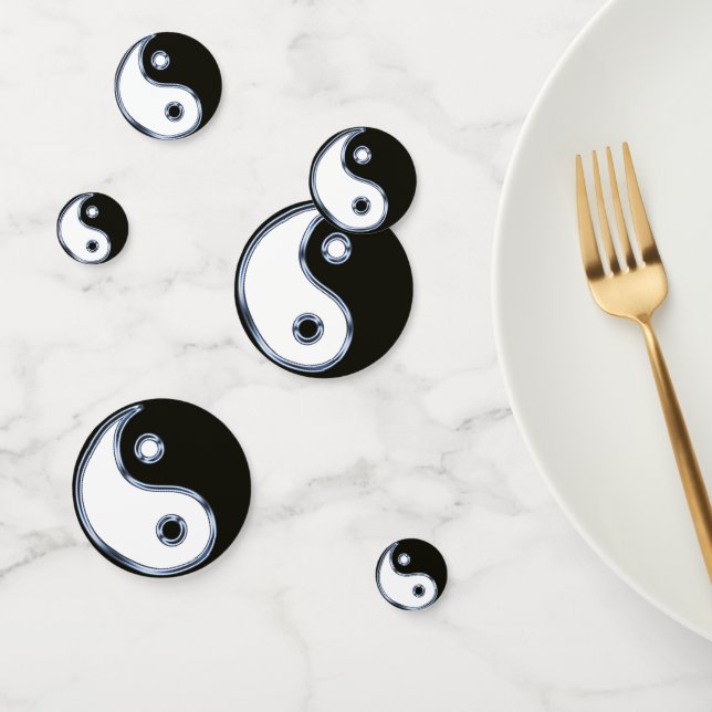 Yin und Yang Medallion Konfetti (Gruppe)