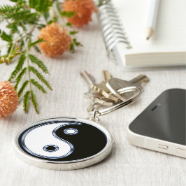 Yin und Yang Medallion Schlüsselanhänger