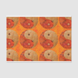 Yin und Yang Seidenpapier