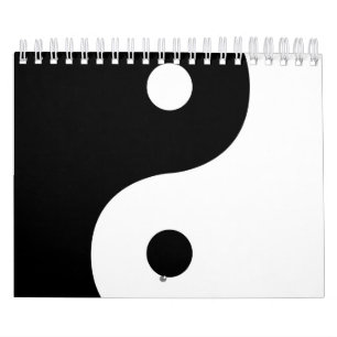 Yin und Yang Sides Kalender