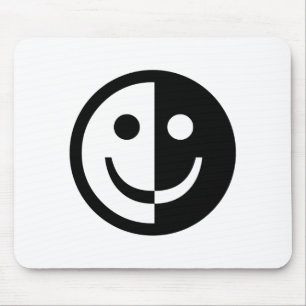 Yin und Yang-smiley Mousepad