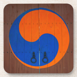 Yin und Yang-Symbol, Südkorea Getränkeuntersetzer