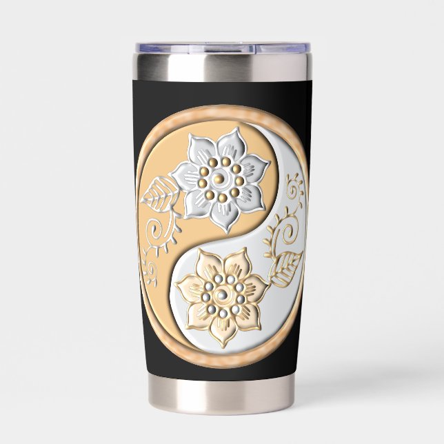 Yin Yang 1 water bottle Thermobecher (Vorderseite)
